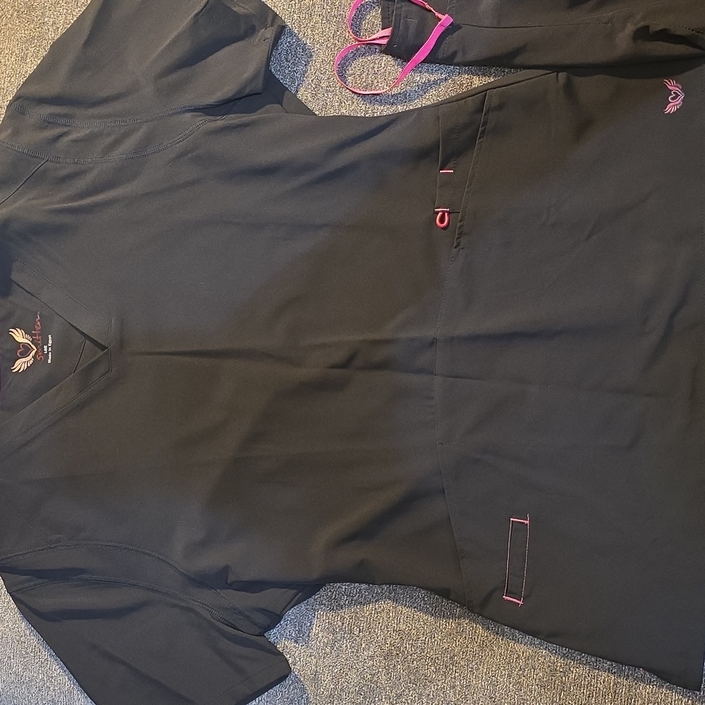 Smitten Black Scrub Set Only - Picture 5 of 6